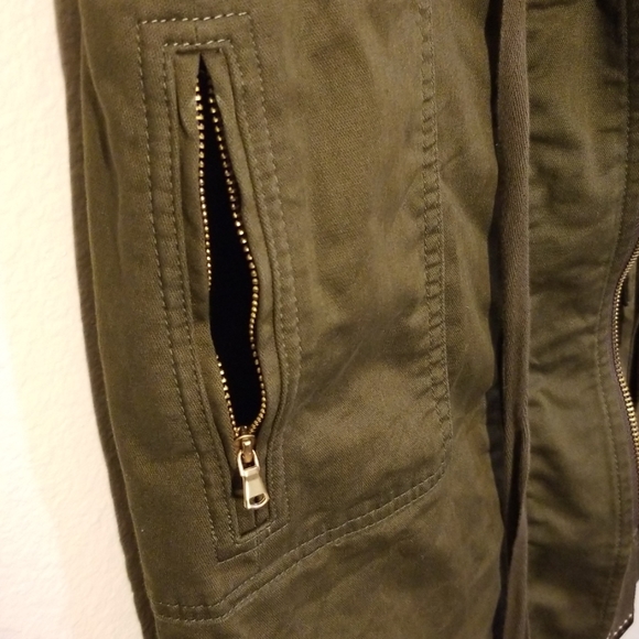 Marc Jacob's Olive Green Military Style Dress Sz:2 - Picture 6 of 8